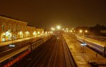 станция Витебск: Вид станции ночью