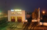 станция Орша-Центральная: Вид депо вечером