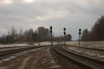 станция Можеевка: Выходные светофоры Н4, Н2, Н1 и Н3