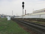 станция Витебск: Светофор ЧО Жлобинского парка (справа ВЧД)