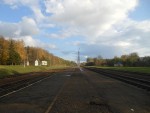 станция Можеевка: Вид платформы в сторону Орши