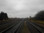 станция Стайки: Вид в сторону Витебска