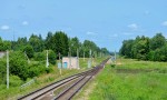 путевой пост 25 км (о.п. Савченки): Вид в сторону Витебска