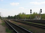 станция Богушевская: Выходные светофоры Н6, Н4, Н2, Н1 и Н3 (в сторону Орши)