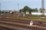станция Витебск: Жлобинский парк, вид в сторону пассажирского парка