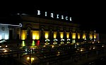 станция Витебск: Ночная подсветка вокзала