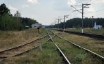 станция Жуковка: Вытяжной тупик подъездного пути велозавода