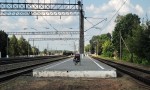 станция Жуковка: Вид платформы брянского направления в сторону Рославля