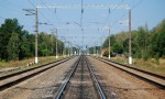 станция Тросна: Вид на горловину станции в сторону Жуковки
