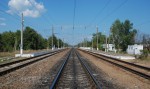 станция Тросна: Вид платформ в сторону Жуковки