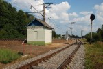 станция Сельцо: Бывший стрелочный пост в горловине в сторону Жуковки