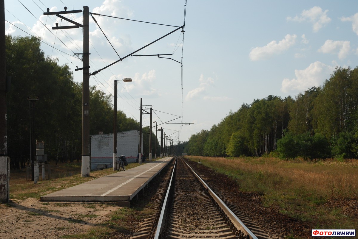 Вид платформы в сторону Жуковки