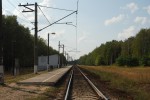 о.п. Хотылёво: Вид платформы в сторону Жуковки