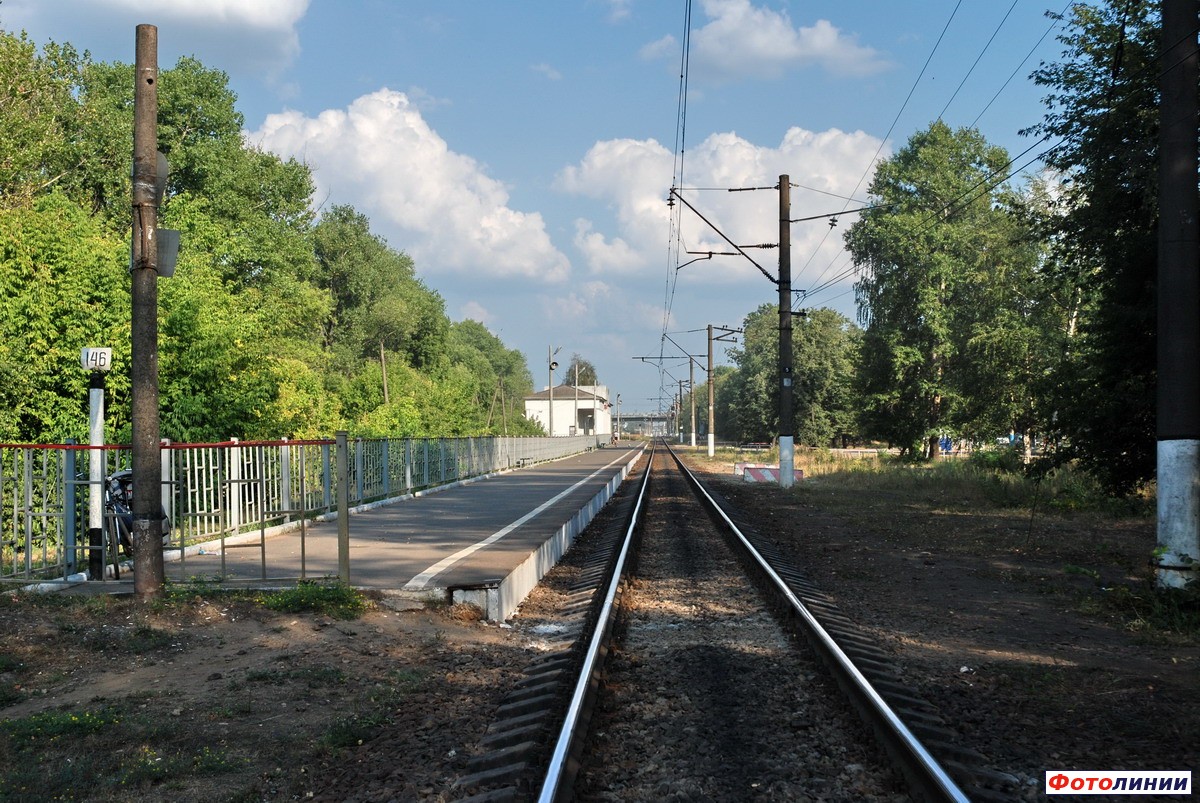 Вид платформы в сторону Брянска