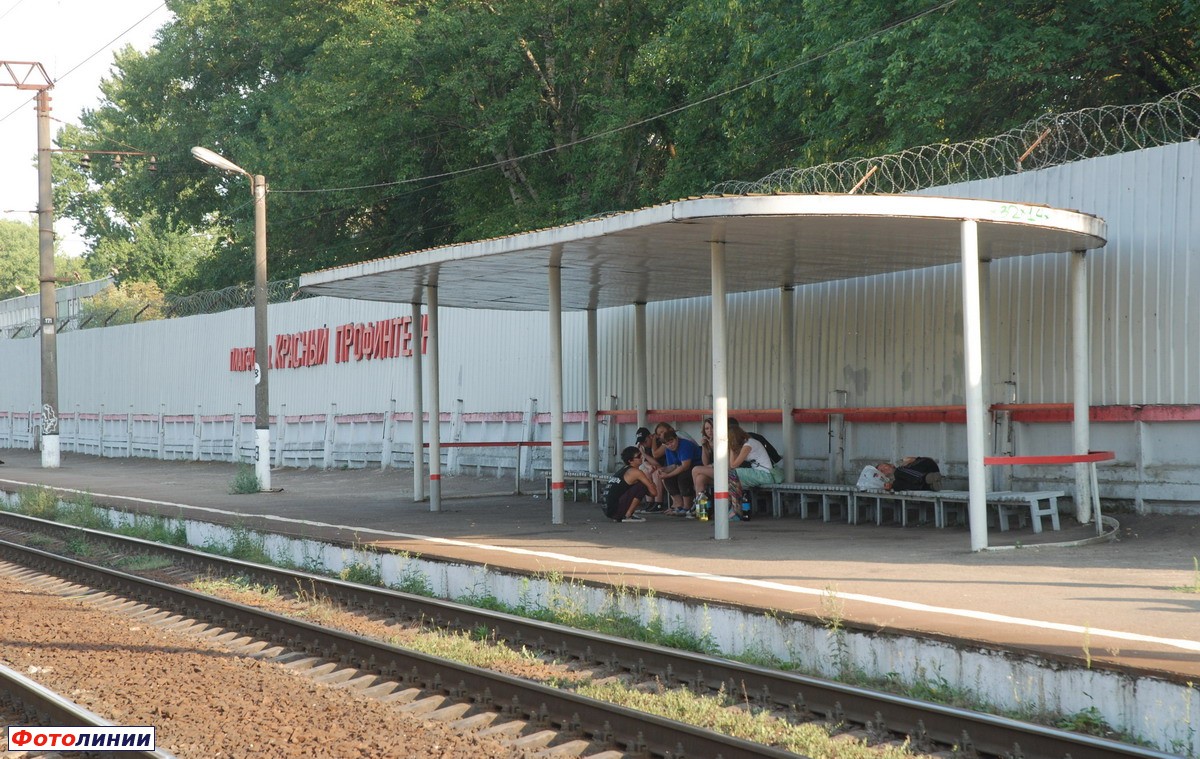 Пассажирский павильон платформы брянского направления