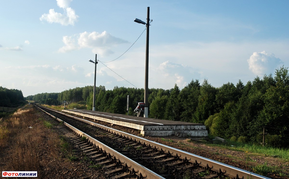 Вид платформы в сторону Рославля