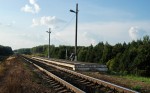 о.п. 202 км: Вид платформы в сторону Рославля