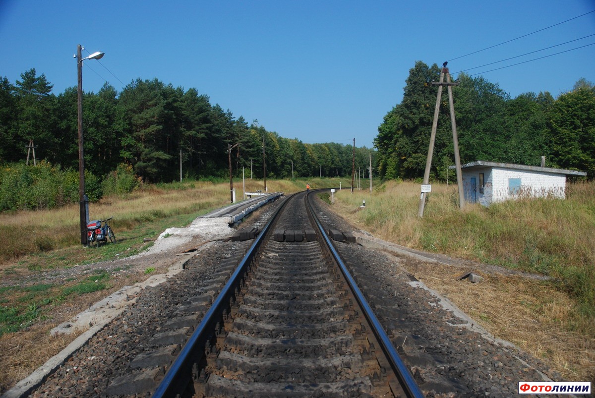 Вид платформы в сторону Рославля