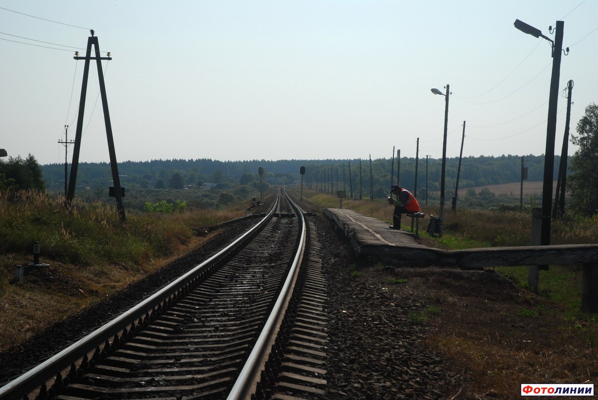 Вид платформы в сторону Жуковки
