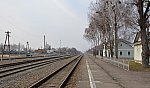 станция Сещинская: Вид с платформы в сторону Рославля