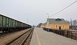 станция Дубровка: Вид с платформы в сторону Брянска
