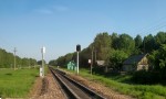 о.п. 304 км: Вид в направлении Смоленска