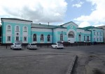 станция Рославль I: Пассажирское здание со стороны города