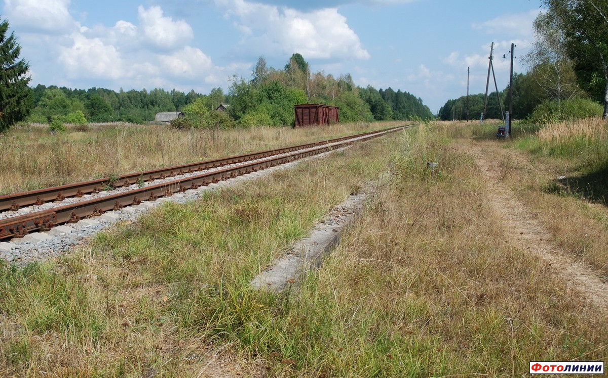 Остатки платформы, вид в сторону Жуковки