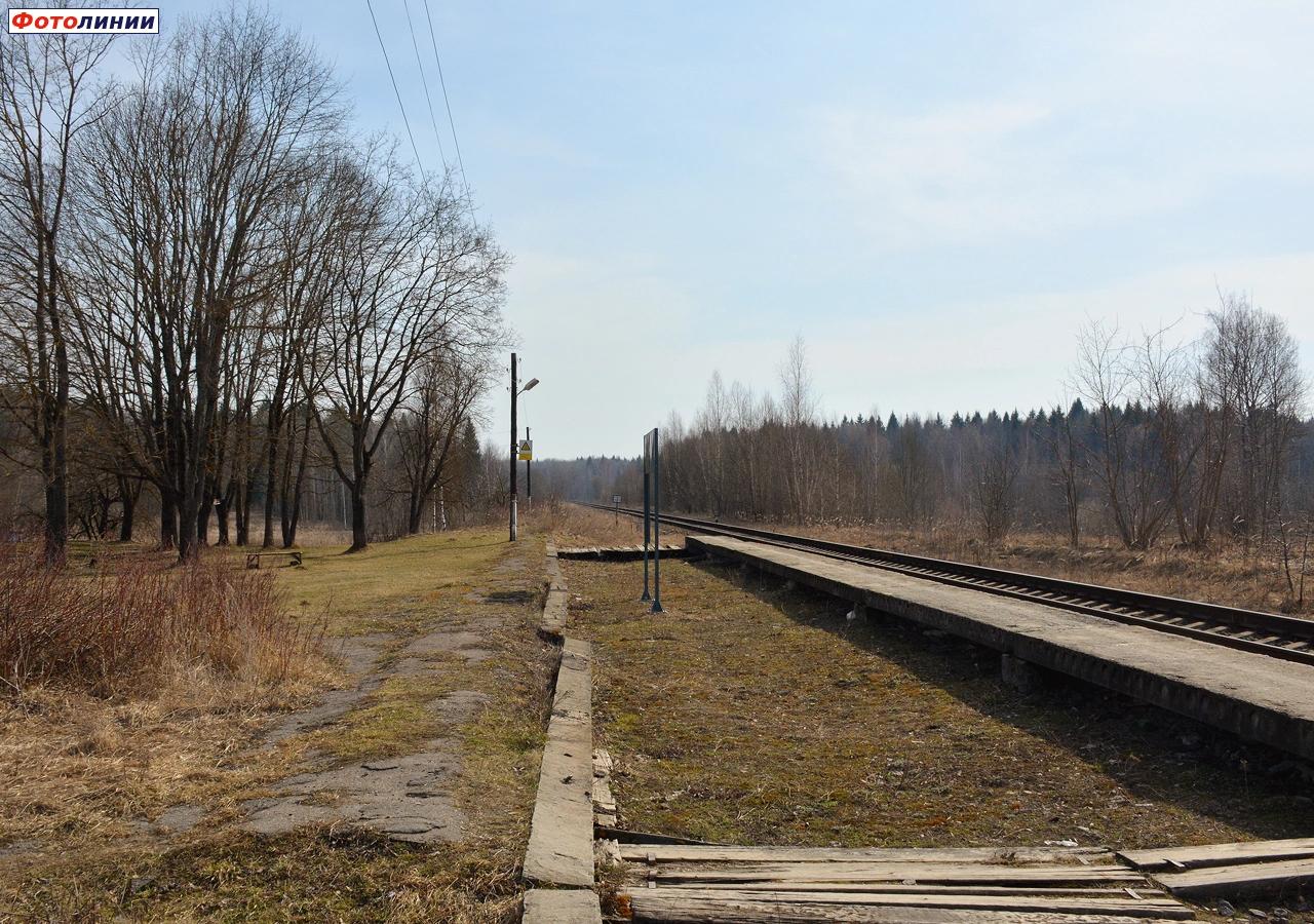 Вид со старой платформы в сторону Сухиничей