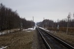 станция Павлиново: Вид с переезда в направлении Ельни