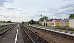 станция Ельня: Вид с платформы в сторону Смоленска