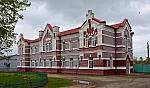 станция Спас-Деменск: Пассажирское здание, вид из города