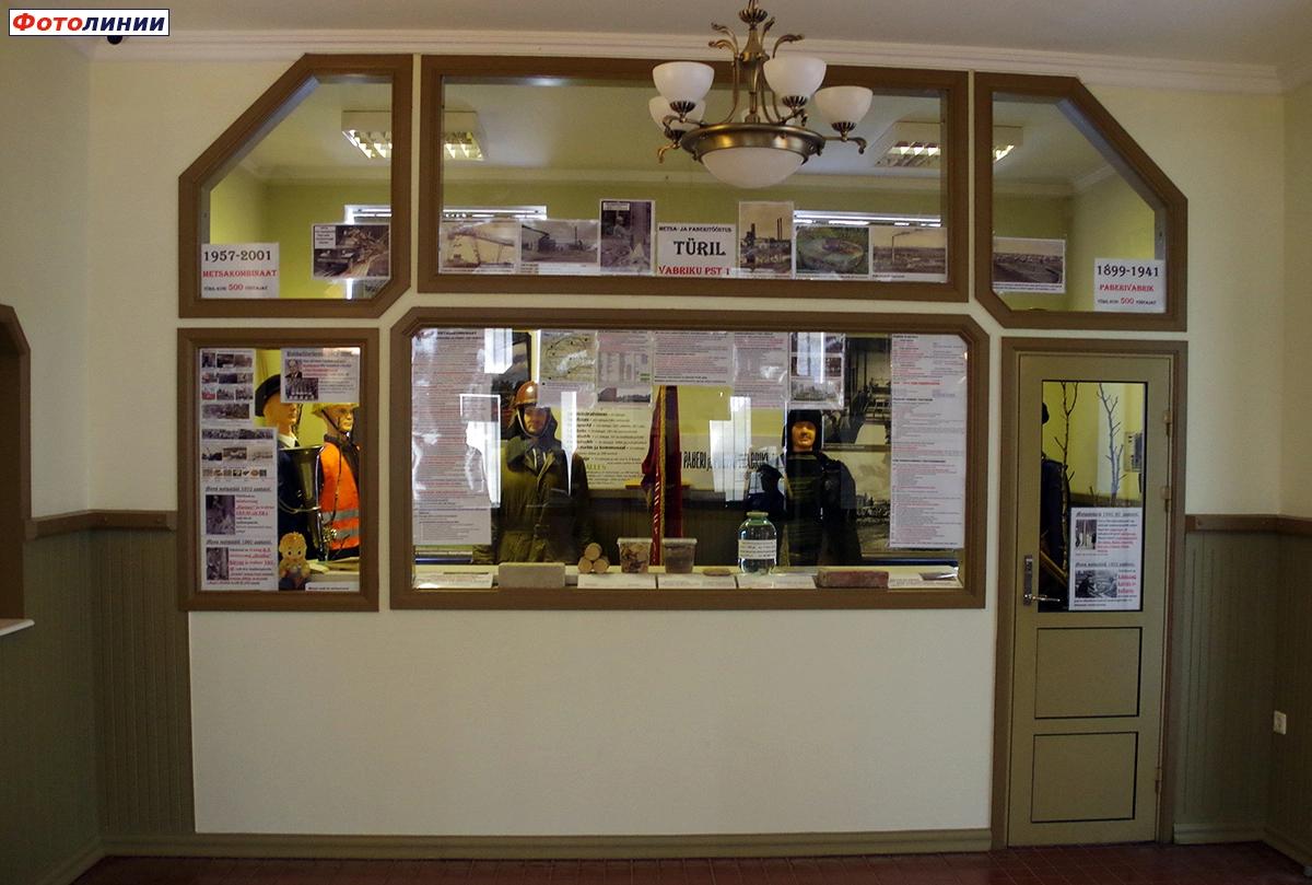 Экспозиция в бывшем кабинете начальника станции