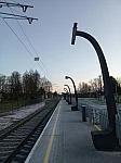 о.п. Турба: Платформа, вид в сторону Таллина