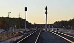 станция Тупик: Светофоры М5, Ч2П, Ч1П. Вид в сторону Тулы