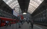 станция Москва-Пассажирская-Киевская: Вид платформ в сторону тупика
