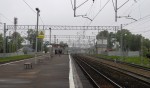 станция Внуково: Вид с платформы в сторону Калуги
