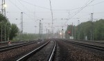 станция Крёкшино: Вид на нечётную горловину (в сторону Москвы)