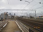 станция Солнечная: Вид в сторону Внуково
