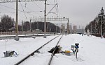 станция Лесной Городок: Светофор М2 на линии в Аэропорт Внуково