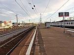 станция Апрелевка: Вид со второй платформы в нечётном направлении