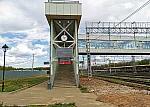 станция Солнечная: Северный вход в ТПУ, вид в чётном направлении