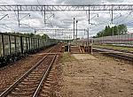 станция Внуково: Остатки временной платформы, вид в чётном направлении