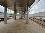станция Крёкшино: Вид с новой платформы в нечётном направлении