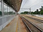 станция Крёкшино: Вид с новой платформы в чётном направлении