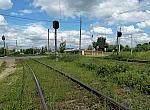 станция Крёкшино: Подъездные пути в северо-восточной горловине, вид в сторону тупиков