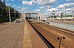 станция Москва-Сортировочная-Киевская: Конец третьего пути, вид с первой платформы в чётном направлении