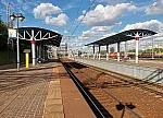 станция Москва-Сортировочная-Киевская: Навесы, вид с первой платформы в чётном направлении