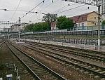 станция Москва-Пассажирская-Киевская: Тупики у соединительного пути к парку Кутузово, вид в нечётном направлении
