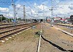 станция Апрелевка: Вид на новые платформы в чётном направлении